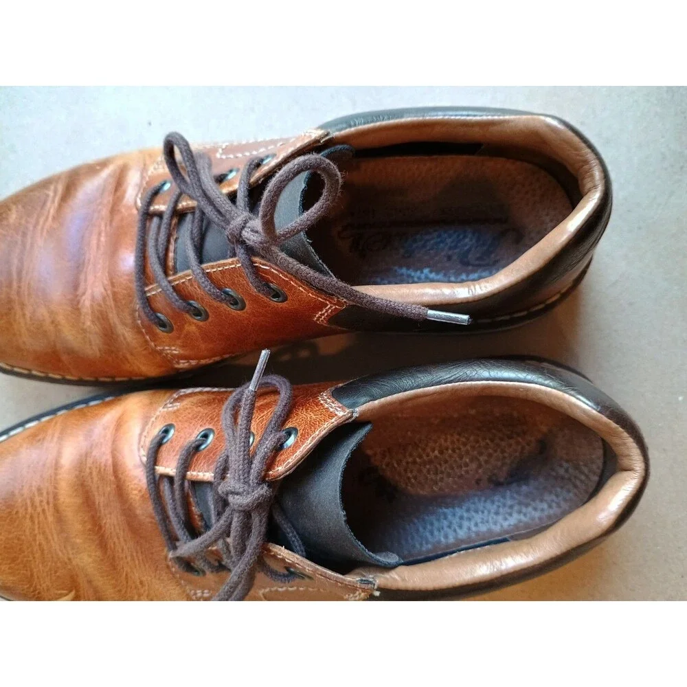 Rieker Mens Brown Oxford Casual Dress Shoe Sz EU 41